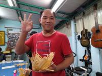 2024/2/23竹藝課(六):斜紋編方形小籃